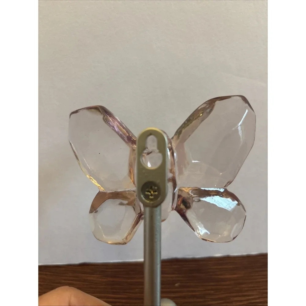 2010 Pottery Barn Kids Lavender Crystal Butterfly Metal Wall Hook Hanger‎